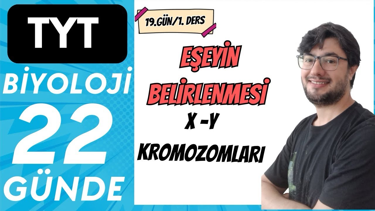 X ve Y'ye Bağlı Kalıtım Konu Anlatımı | 22 GÜNDE TYT BİYOLOJİ KAMPI | 2026-27 | 19. Gün 1. Ders