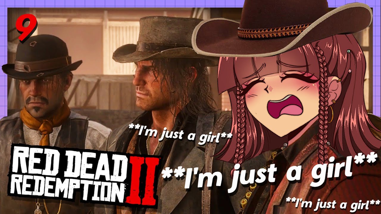 First time playing RED DEAD REDEMPTION 2 (but I'm just a girl 🎀) Part 9 ...