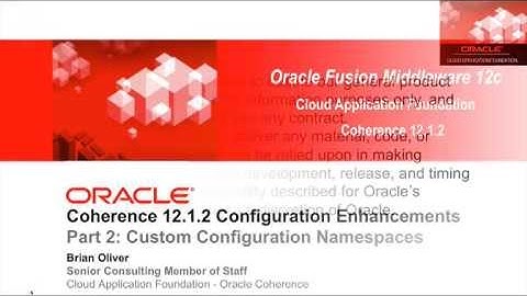 Coherence Configuration Enhancements - Part 2 - Custom Configuration Namespaces