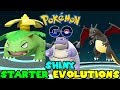 ALL GEN 1 SHINY STARTER POKEMON EVOLUTIONS IN POKEMON GO