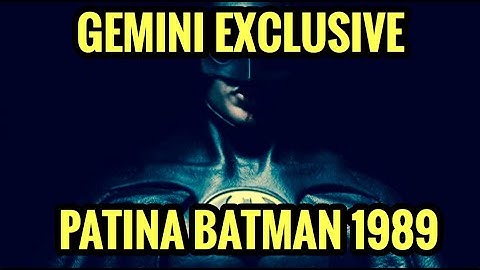 GEMINI EXCLUSIVE PATINA 1989 BATMAN FUNKO POP!
