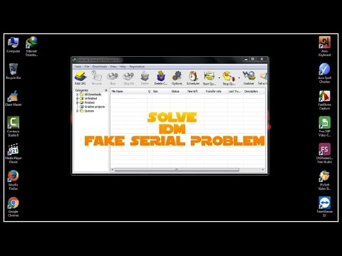 How To Solve IDM Fake Serial Number Problem Easily-2017(HD)
