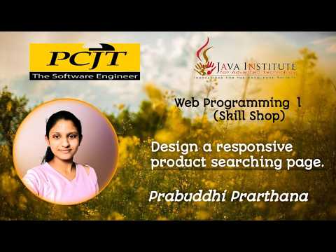 Task 18 || Design a responsive product searching page || SKILL SHOP