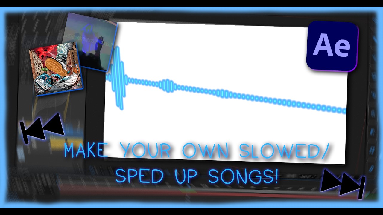 Slowed Reverb Audio slowed/sped up + reverb audio - after effects tutorial - YouTube