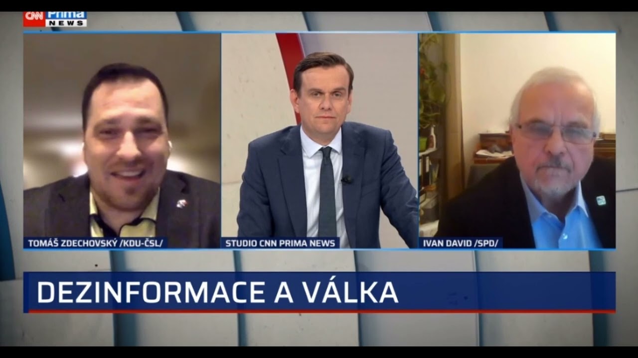 Tomáš Zdechovský - O dezinformacích s Ivanem Davidem (SPD)