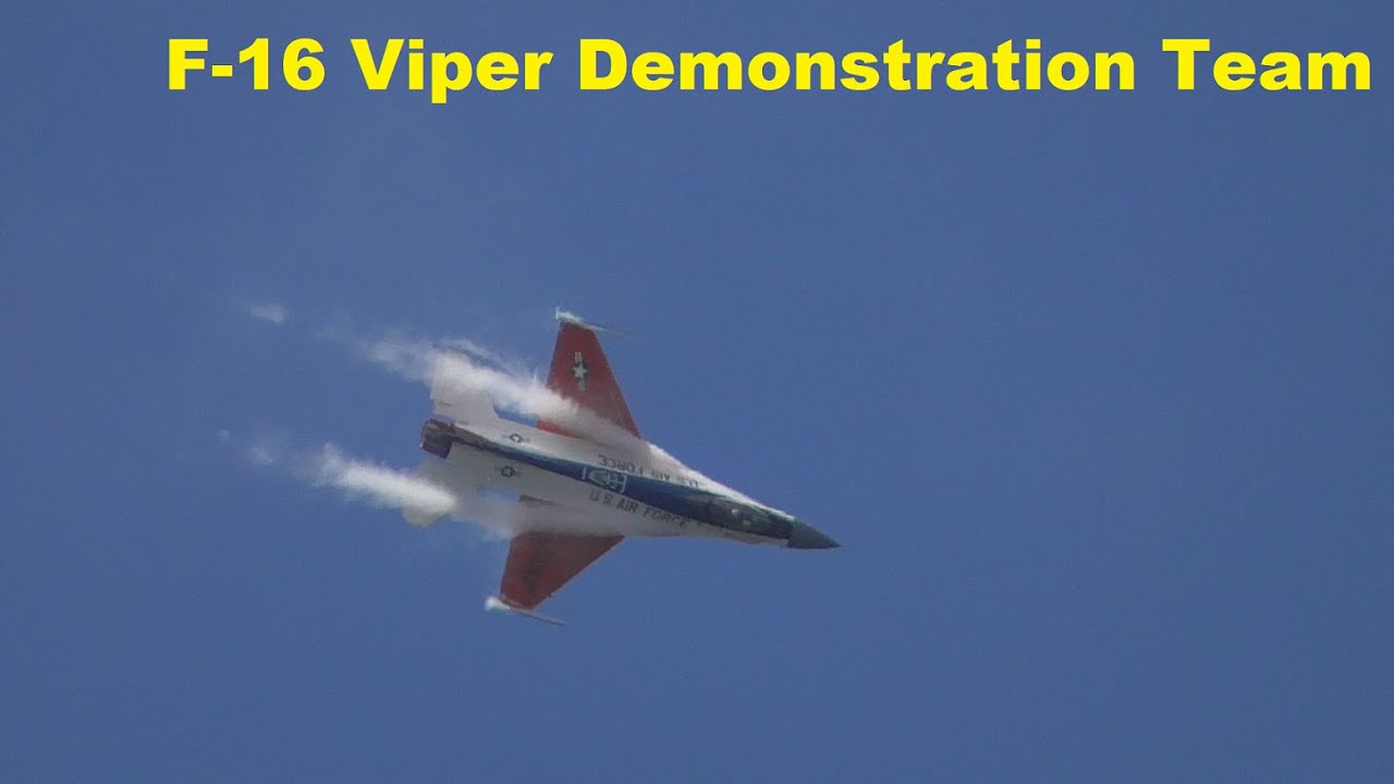 F-16 Viper Demonstration Team at Canadian Forces Base Trenton June 2024
