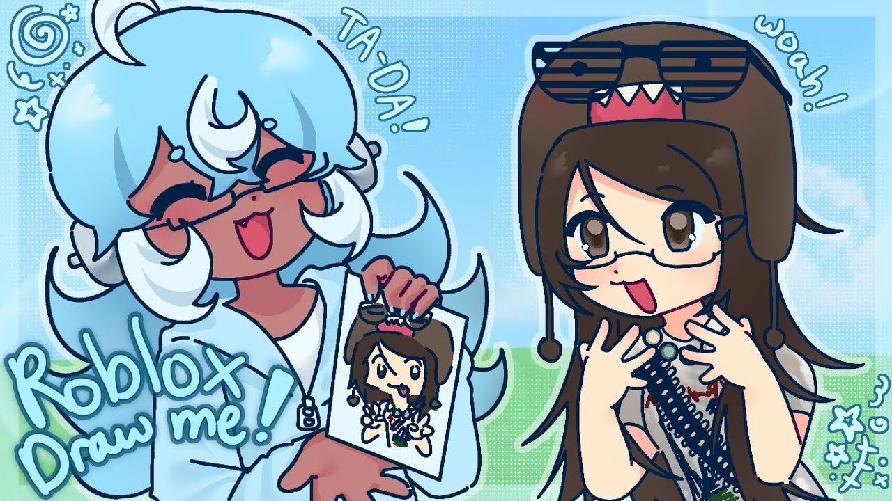 💿 Рисую аватары Roblox в ROBLOX DRAW ME!! (В ЧЕСТЬ 1000 ПОДПИСЧИКОВ!!)