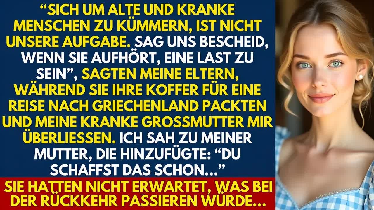 My Parents Left Me With My Sick Grandma… Then Vanished to Greece