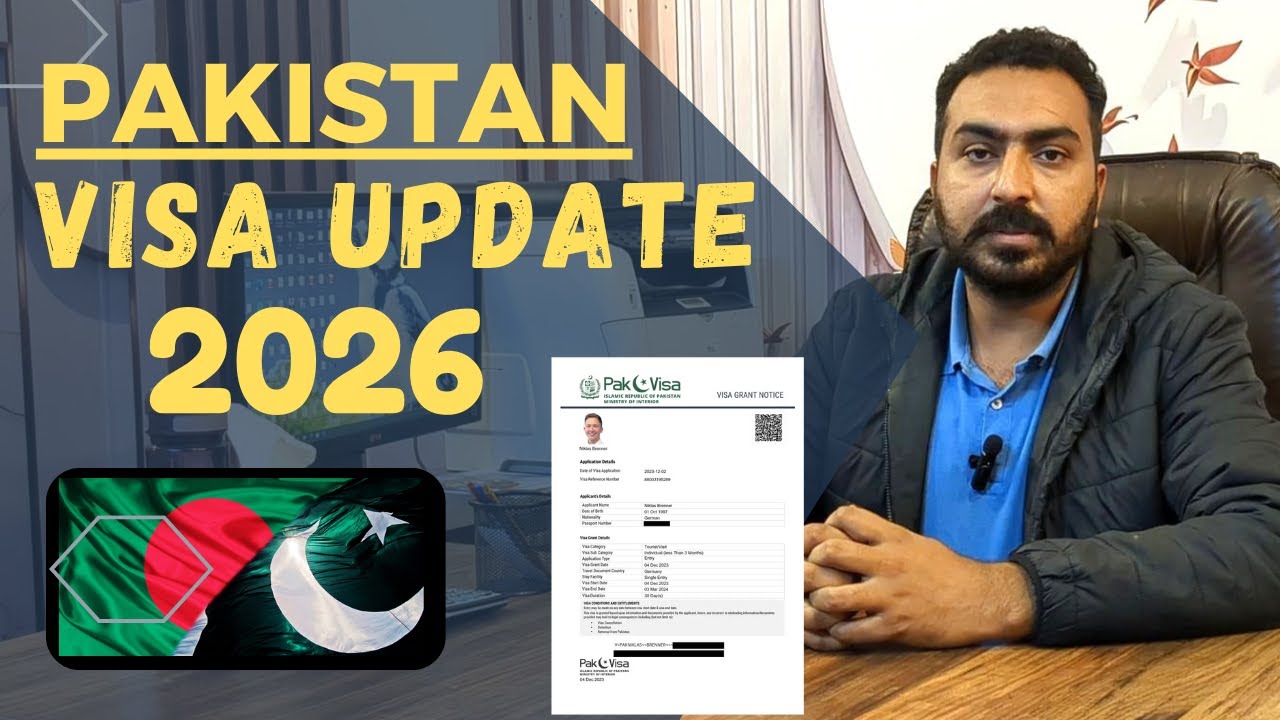 পাকিস্তান ভিসা আবেদন 2026: নতুন নিয়ম, আবেদন প্রক্রিয়া এবং ফি | Pakistan Visa Application 2026