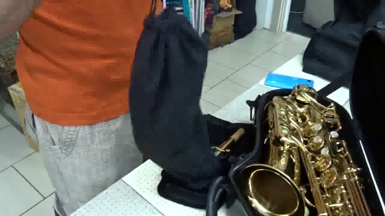 Jazzlab SaxHolder packing YouTube