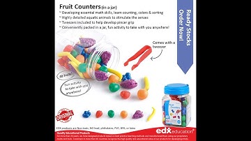 Edx Education® Fruit Counters