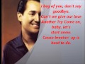 Neil Sedaka- Breaking Up Is Hard To DO with Lyrics