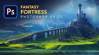Create a FANTASY FORTRESS! Photoshop Tutorial - GuideRunner EP3