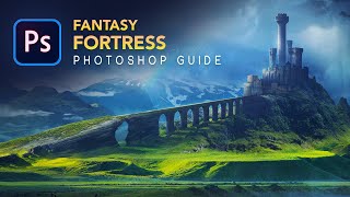 Create A Fantasy Fortress Photoshop Tutorial  Guiderunner Ep3