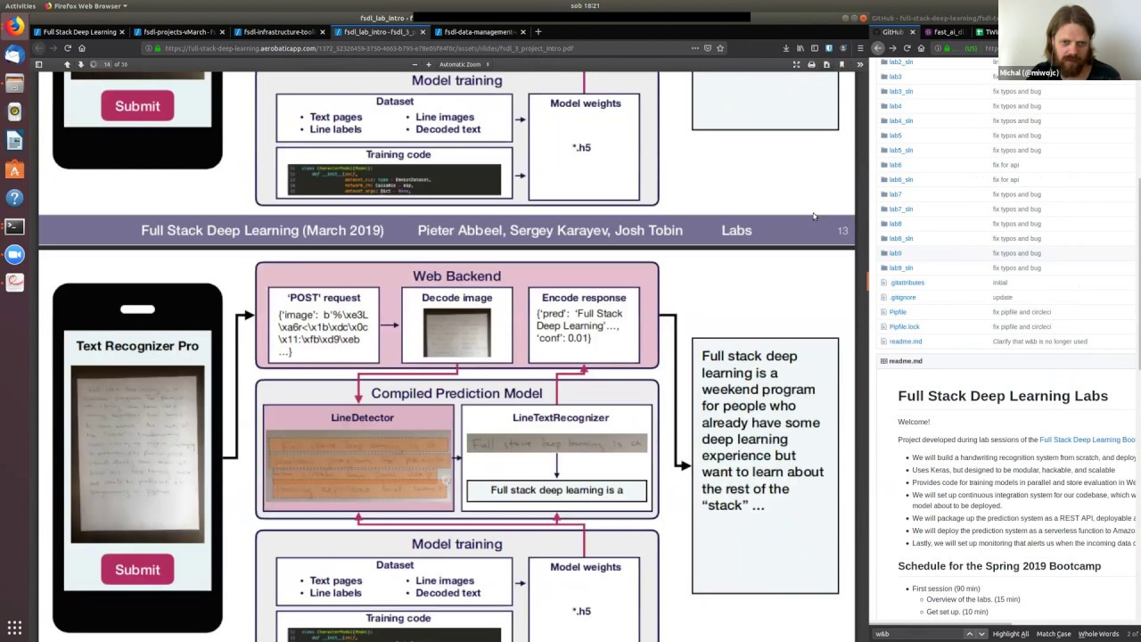 Full Stack Deep Learning Course Study Group - Session 2 - Spring 2019 ...