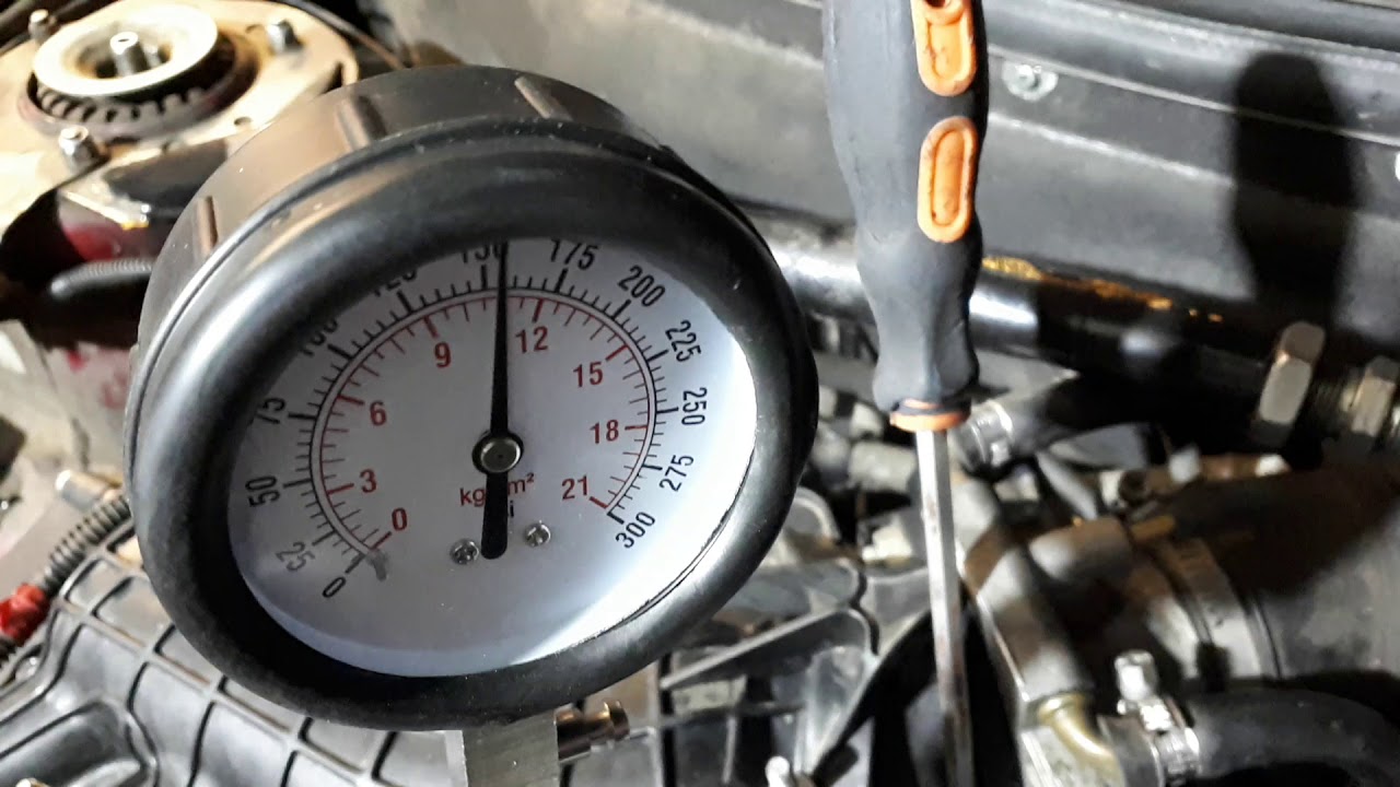 ваз 16 кл замер компрессии после подреза поршней и сборки двигателя в ...