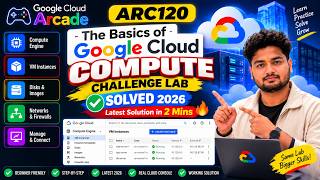 ARC120 The Basics of Google Cloud Compute Challenge Lab SOLVED 2026 | Latest Solution in 2 Mins 🔥