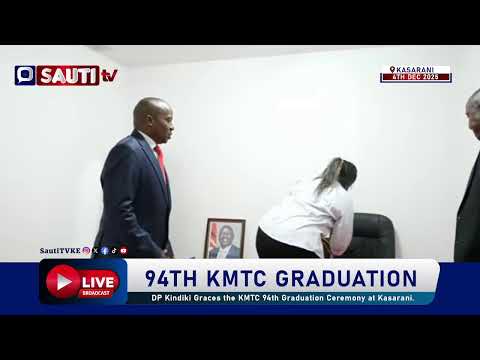 LIVE DP Kindiki Graces The KMTC 94th Graduation Ceremony At Kasarani LIVE DP Kindiki Graces The KMTC 94th Graduation Ceremony At Kasarani