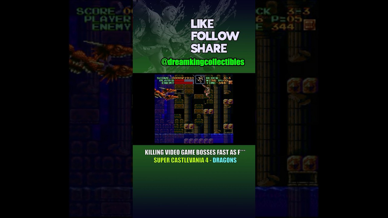 This Castlevania Dragon boss died in just 2 seconds! 