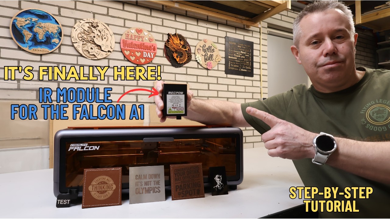 It's finally available! - IR module for the Creality Falcon A1 - YouTube