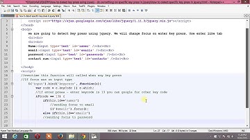 how to detect specific key press in jquery