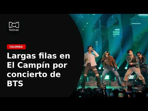 BTS arrives in Colombia: millions of fans gather at El Campín