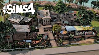 🇵🇭 Filipino Stilt Houses | Sims 4 Stop Motion | NO CC