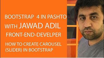 Bootstap 4 lesson 3 | In Pashto | how to Create Carousel in Bootstrap