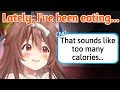 Korones response to viewers worrying about how much she eats hololive