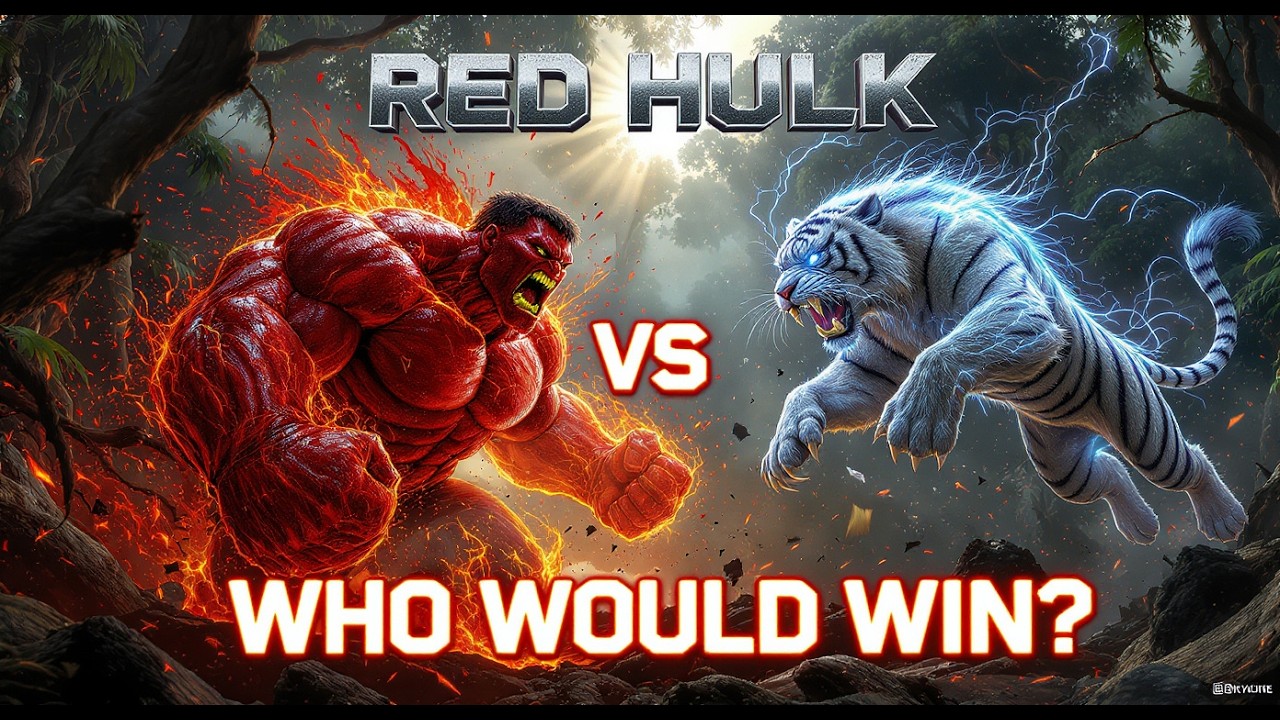 Red Hulk vs White Tiger 😱 Epic Marvel Showdown | Who Would Win Ultimate Battle 2025?