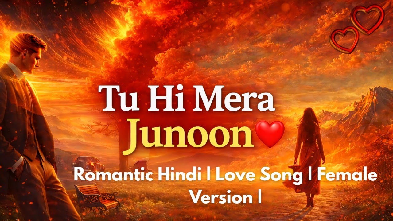 Tu Hi Hai Mera Junoon ❤️ | Female  Version | Romantic Hindi AI Song | Official Music Video