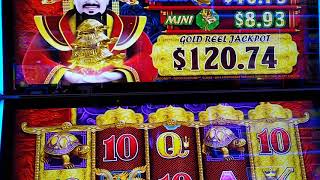 LoneWulfRick 295 - 5 DRAGONS GOOD FORTUNE SLOT MACHINE,  PLAYED 5 SLOTS TODAY 3 WINS 2 LOSES, GAME 1 screenshot 4