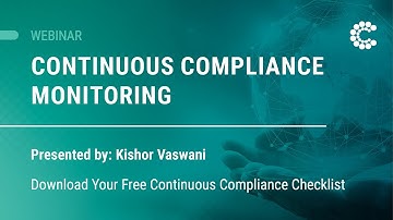 Webinar: Continuous Compliance Monitoring | ControlCase