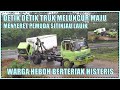 Diluar Dugaan, Detik Detik Truk Meluncur Menyeret Pemuda Sitinjau Lauik