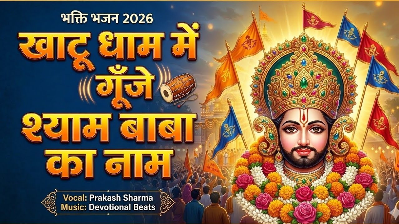 खाटू धाम में श्यामा तेरा नाम गूंजे | Khatu Shyam Bhajan | Shyam Baba Bhakti Song| Latest Bhajan 2026