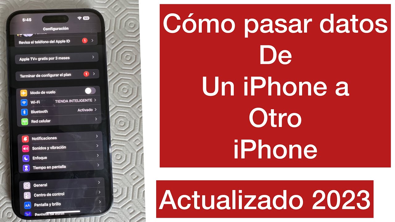 Como Pasar datos de un iPhone a otro iPhone [ actualizado 2023 ] - YouTube