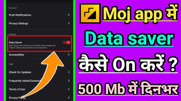 Moj App Me Data Kaise Save Karen || How To Save Data In Moj App || Moj App