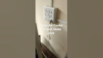 Solar Air Cooler BLDC Motor 18 inch blade size