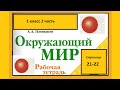 Окружающий мир 1 класс рабочая тетрадь 2 часть. Почему солнце светит днем