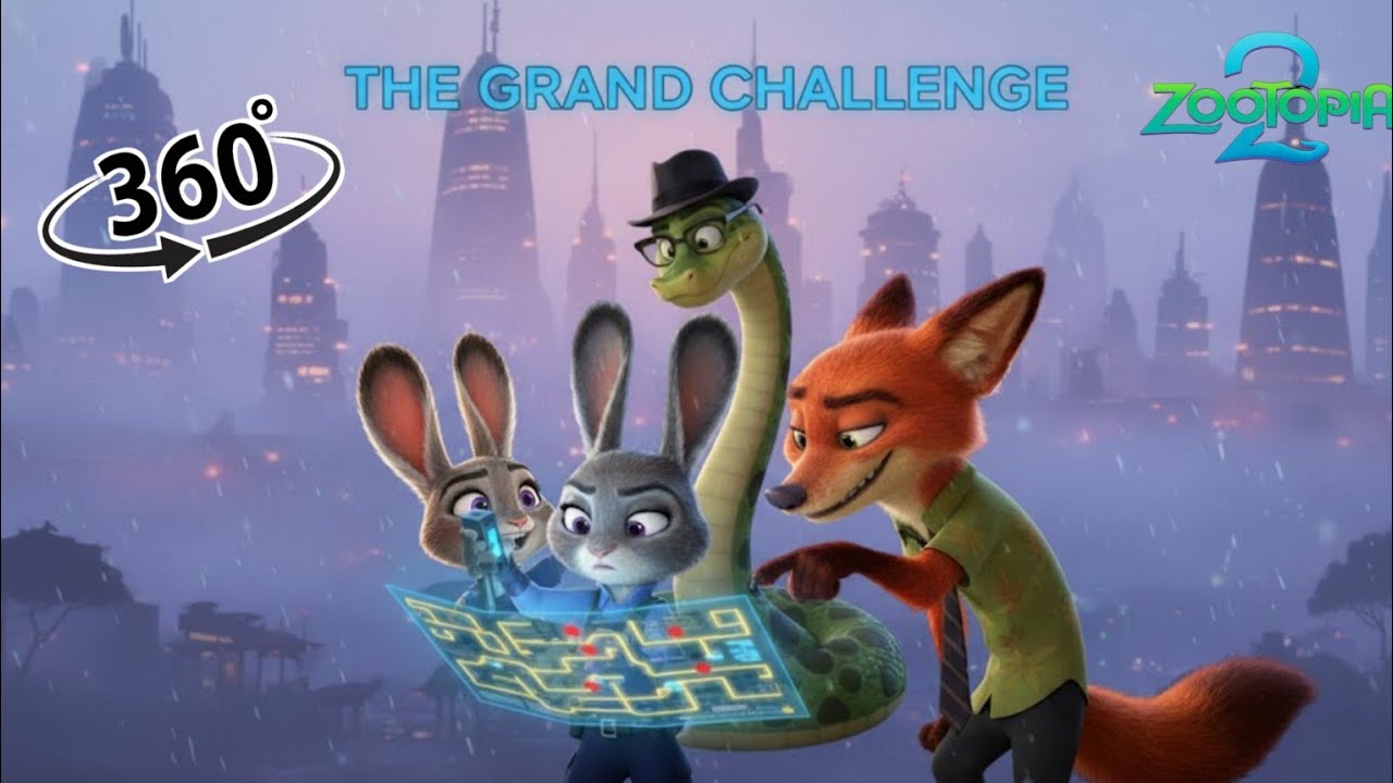 Find Zootopia Characters in 360° | Gary D' snake | judy hopps & Nick |