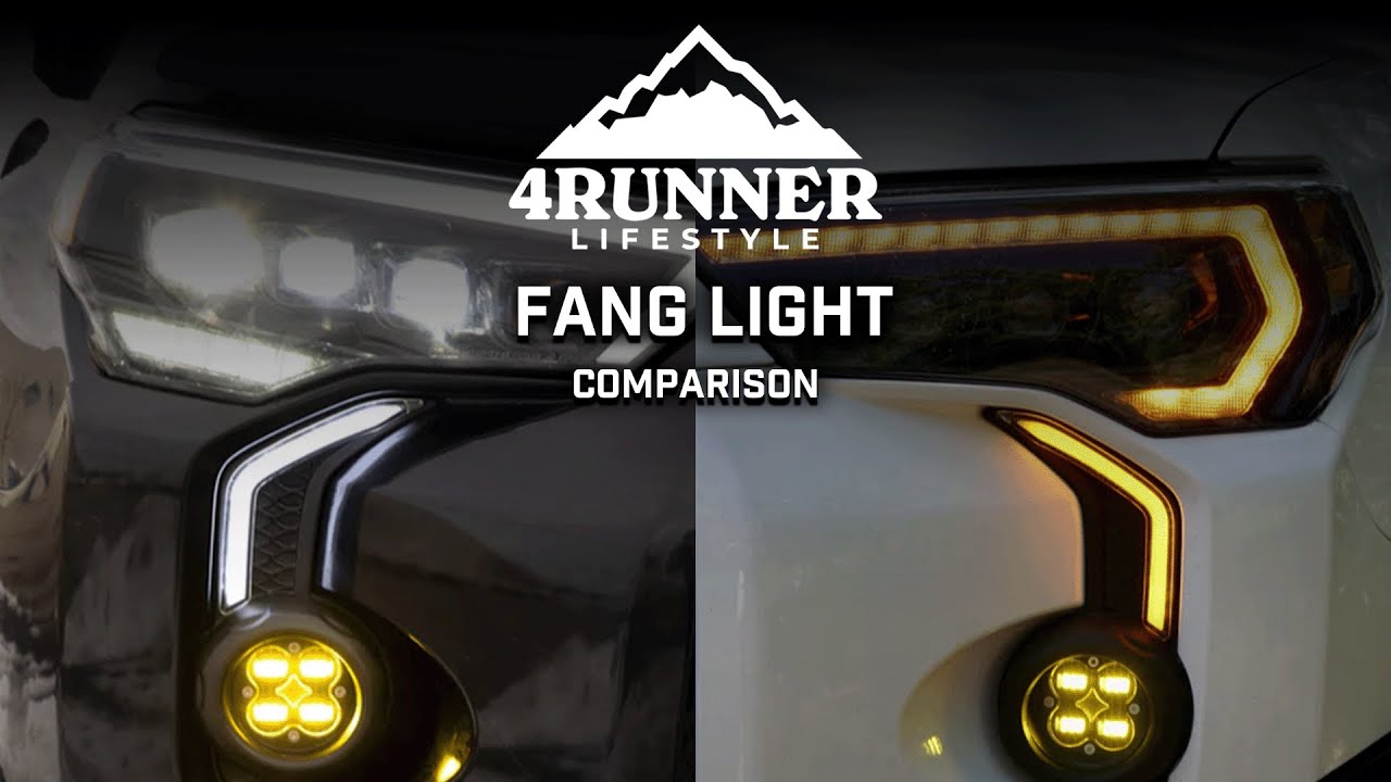 4Runner Lifestyle Fang Light Comparison // Switchback v.s Amber v.s ...