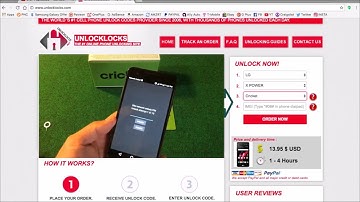 How To Unlock LG Phoenix 3 (AT&T), LG Fortune (Cricket) or LG X Power by Unlock Code.