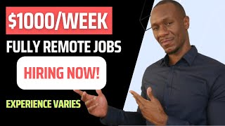 Up to $1000/Week CVS Fully Remote Work From Home Jobs -  Hiring Now