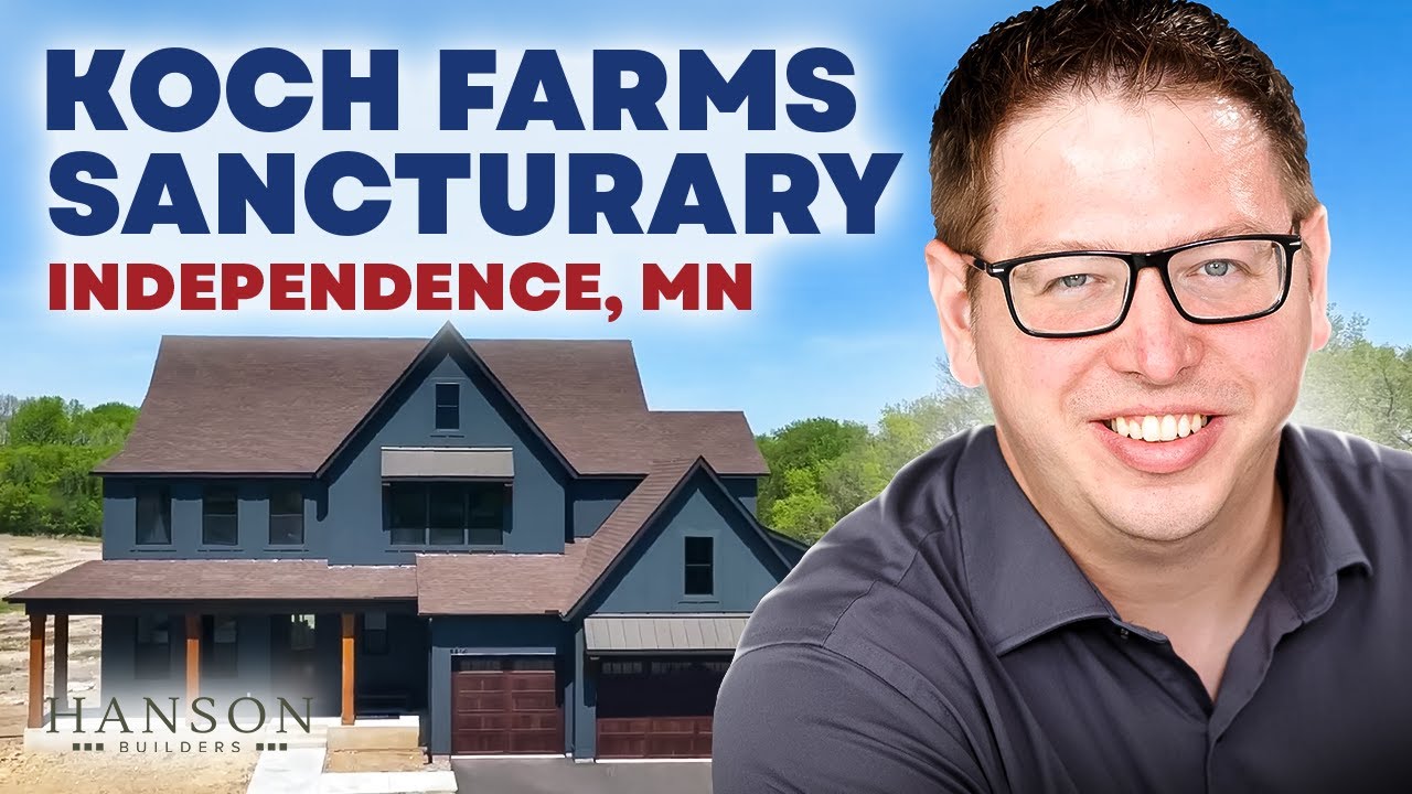 Touring a Stunning $2M Luxury Home with Sport Court in Koch Farms, MN | Hanson Builders