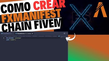 COMO CREAR UN FXMANIFEST FIVEM / HOW TO CREATE A FIVEM FXMANIFEST
