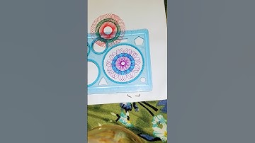 spirograph design pattern #shorts #spirograph #ytshorts #trending #viral #art #drawing #diy #amazing
