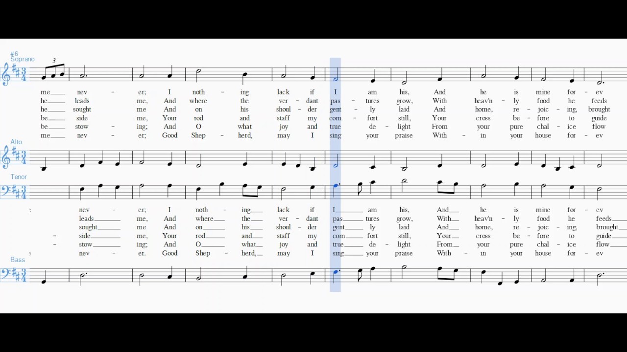 the king of love my shepherd is alto youtube the king of love my shepherd is sheet music