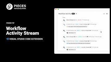 Power Tip: Workflow Activity View | Visual Studio Code Extension