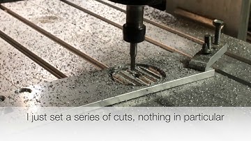 6040 CNC cutting test with Aluminium