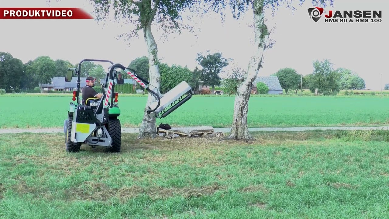 Desbrozadora trituradora y barra de cortasetos Jansen HMS 100 - 180 | AgroAnuncios.es